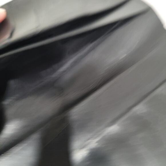 Hunting World Black Wallet Long Checkbook Card Holder Leather Bifold Italian - Picture 7 of 11